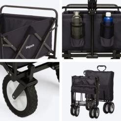 LifeGoods Bolderkar - Opvouwbaar - Draaibare Wielen - 2 Standen - 70KG Draagkracht - Zwart 17 LifeGoods Bolderkar - Opvouwbaar - Draaibare Wielen - 2 Standen - 70KG Draagkracht - Zwart -Campingwinkel 1200x1200 1722