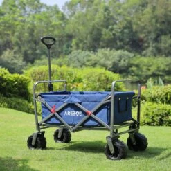 AREBOS Handkar | Transportwagen | Apparatuurwagen | Opvouwbaar | Blauw -Campingwinkel 1200x1200 1757