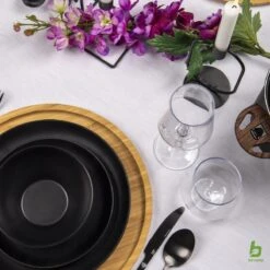 Bo-Camp Industrial - Servies - Orville - Campingbord - 16-delig - Mat Zwart -Campingwinkel 1200x1200 1835