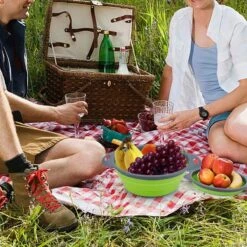 Buxibo - 3-Delige Keuken Vergiet Set Inklapbaar Groen/Grijs -Campingwinkel 1200x1200 1865