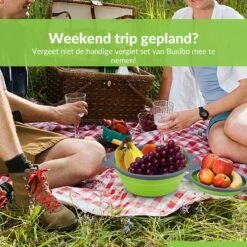 Buxibo - 3-Delige Keuken Vergiet Set Inklapbaar Groen/Grijs -Campingwinkel 1200x1200 1872