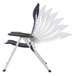 Campart Campingstoel CH-0592 - Opvouwbaar Met Hoofdsteun - 7 Verstelbare Standen - Lichtgewicht - Blauw -Campingwinkel 1200x1200 196