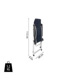 Campart Campingstoel CH-0592 - Opvouwbaar Met Hoofdsteun - 7 Verstelbare Standen - Lichtgewicht - Blauw -Campingwinkel 1200x1200 198