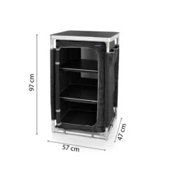 Campart Campingkast CU-0719 – Opvouwbaar En Verstelbaar - 4 Verstelbare Poten - 3 Lagen - Aluminium Frame - Grijs -Campingwinkel 1200x1200 247