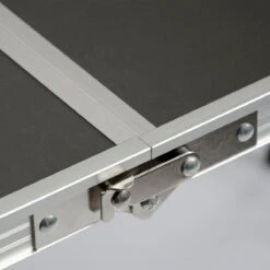 Aluminium Kampeertafel 120x60cm - Campingtafel Inklapbaar - 3-voudig Verstelbare Vouwtafel Antraciet -Campingwinkel 1200x1200 331