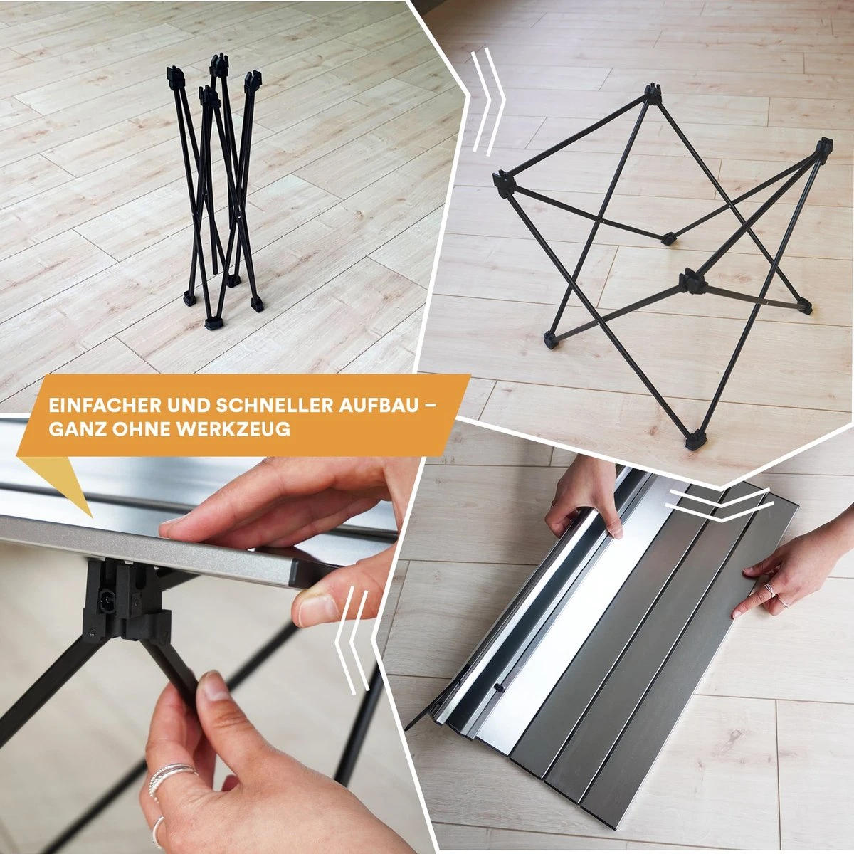 Skandika Ruka S Kleine Campingtafel – Campingtafels - Aluminium Campingtafel, Opvouwbaar, Zeer Licht, Eenvoudig Te Monteren, Stabiele Standaard - Opvouwtafel Voor Kamperen, Tenten Wandelen, Reizen, Thuis, Tuin – Tot Max. 20 Kg. - Grijs 2 Skandika Ruka S Kleine Campingtafel – Campingtafels - Aluminium Campingtafel, Opvouwbaar, Zeer Licht, Eenvoudig Te Monteren, Stabiele Standaard - Opvouwtafel Voor Kamperen, Tenten Wandelen, Reizen, Thuis, Tuin – Tot Max. 20 Kg. - Grijs - Afbeelding 2