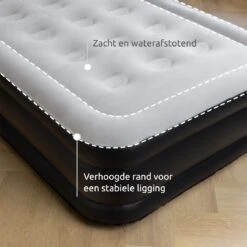 BluMill Eenpersoons Luchtbed - Met Ingebouwde Pomp - Luchtbed Zelfopblazend - Incl. Draagtas - 191x99x36 Cm -Campingwinkel 1200x1200 36