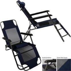 Ligstoel 155x60cm - Opvouwbaar Campingstoel Ligbed Strandstoel Tuinstoel Vouwligstoel Blauw 33 Ligstoel 155x60cm - Opvouwbaar Campingstoel Ligbed Strandstoel Tuinstoel Vouwligstoel Blauw -Campingwinkel 1200x1200 391