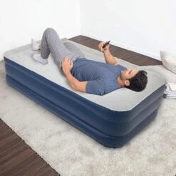 LifeGoods Luchtbed - 1 Persoons - Met Ingebouwde Pomp - Incl. Draagtas En Reparatiekit -Campingwinkel 1200x1200 47