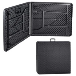 Casaria Tuintafel Opvouwbaar – Met Draaggreep 180x75 Cm – Zwart -Campingwinkel 1200x1200 508