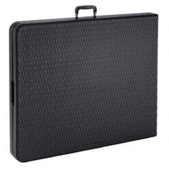 Casaria Tuintafel Opvouwbaar – Met Draaggreep 180x75 Cm – Zwart -Campingwinkel 1200x1200 512