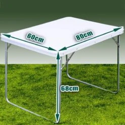 Merkloos Aluminium Inklapbare Tuintafel - Campingtafel - 80x60x68 Cm -Campingwinkel 1200x1200 522