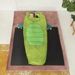 Dutch Mountains Kinderslaapzak Nijlpaard - 170 X 70cm Polyester - Zacht Lichtgewicht – Opberghoes -Campingwinkel 1200x1200 617