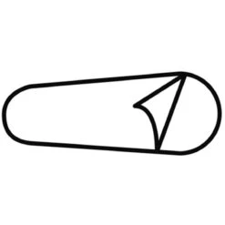 Travelsafe Cotton Inlet Mummy Slaapzak - Wit -Campingwinkel 1200x1200 658