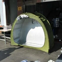 Merkloos Fietstent,Beschermhoes Fietsenschuur, Tent Voor Camping In De Open Lucht-groen 200*80*165CM -Campingwinkel 1200x1200 691