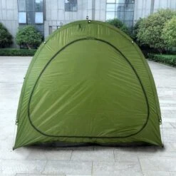 Merkloos Fietstent,Beschermhoes Fietsenschuur, Tent Voor Camping In De Open Lucht-groen 200*80*165CM -Campingwinkel 1200x1200 693