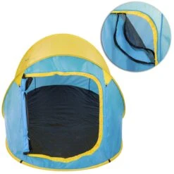 Pop Up Tent Waterkolom 1500 Mm/Cm² - Blauw - 2 Persoons -Campingwinkel 1200x1200 697