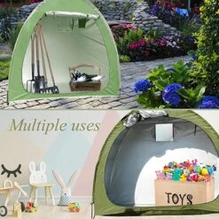 Merkloos Fietstent, Beschermhoes Fietsenschuur, Tent Voor Camping In De Open Lucht-groen 200*80*165CM -Campingwinkel 1200x1200 702