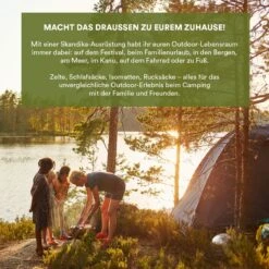 Skandika Nimbus Sleeper 12 Tent – Koepeltenten – 12 Persoons Familietent - Campingtent – Muggengaas – Sleeper Technology (3 Extra Donkere Slaapcabines) – 760 X 630 X 215 Cm (LxBxH) – 5000 Mm Waterkolom – Camping, Tuin – Kamperen – Blauw/wit -Campingwinkel 1200x1200 731