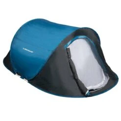 Dunlop Pop Up Tent 220 X 120 X 90 Cm - Grijs/ Blauw - 1 Persoons -Campingwinkel 1200x1200 739