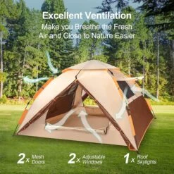 Merkloos Kamping Tent / Absolutely Waterproof, Lightweight Camping Tent With - Tent Ideal For Camping In The Garden, Dome Tent, -Campingwinkel 1200x1200 808