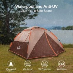 Merkloos Kamping Tent / Absolutely Waterproof, Lightweight Camping Tent With - Tent Ideal For Camping In The Garden, Dome Tent, -Campingwinkel 1200x1200 811