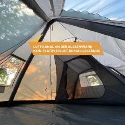 Skandika Tipi Kotona Air Opblaasbare Tent – Opblaasbare Tenten - 4 Persoons Tipi Tent – Tenten - Campingtent – Ingenaaide Tentvloer – Muggengaas – 260 Cm Stahoogte – 490 X 370 X 260 (L X B X H) – Outdoor, Camping, Tuin – Luchttent - Kamperen - Beige -Campingwinkel 1200x1200 826
