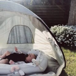 Deryan Luxe Pop Up Strandtent - Anti-UV 50+ - Cream -Campingwinkel 1200x1200 845