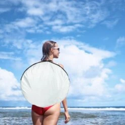 Relaxdays Strandtent Pop-up - Omkleedtent - 145x180 Cm - 2-3 Personen - Beachtent -compact - Oranje -Campingwinkel 1200x1200 877