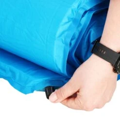 Springos Slaapmat | Zelfopblazend | 186 Cm | Inclusief Hoes & Hoofdkussen | Lichtblauw -Campingwinkel 1200x1200 901