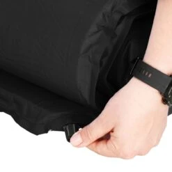 Springos Slaapmat | Zelfopblazend | 180 Cm | Inclusief Hoes | Zwart -Campingwinkel 1200x1200 948