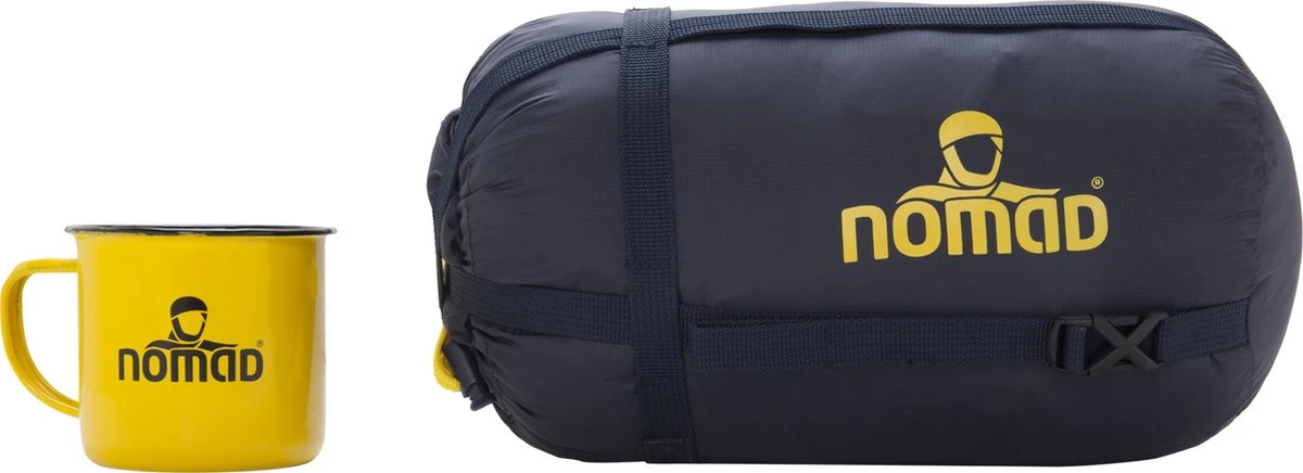 NOMAD® Taurus 250 Slaapzak | 210x80cm Grijs | Lichtgewicht & Kwalitatief | Slaapzak | Incl Hoes 3 NOMAD® Taurus 250 Slaapzak | 210x80cm Grijs | Lichtgewicht & Kwalitatief | Slaapzak | Incl Hoes - Afbeelding 3