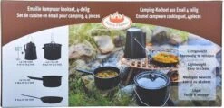 ESSCHERT DESIGN Pannenset Kampvuur - 4 Delig - Outdoor - Metaal -Campingwinkel 1200x581 15