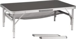 Bo-Camp Campingtafel - 100x60x70 - Grijs -Campingwinkel 1200x619