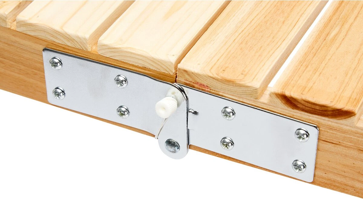 CAMPZ Fir Wood Picknicktafel, Bruin/grijs 6 CAMPZ Fir Wood Picknicktafel, Bruin/grijs - Afbeelding 6