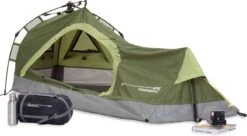 Where Tomorrow Solo Tent 225X100X57 Cm - Groen - 1 Persoons -Campingwinkel 1200x661