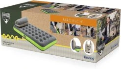 Bestway 1-Persoons Luchtbed Roll & Relax - 188 X 99 X 22 CM - Incl. 3-in-1 Reistas, Kussen En Handpomp - Binnen 50 Sec Opgeblazen - Binnen- En Buitengebruik -Campingwinkel 1200x686