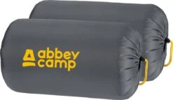 Abbey Camp Slaapzak Amsterdam - 2-pack - Dekenmodel - 210 X 85 Cm - Grijs -Campingwinkel 1200x693 2