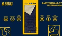 Abbey Camp Slaapzak Amsterdam-07 - Dekenmodel - 210 X 85 Cm - Grijs -Campingwinkel 1200x711 5