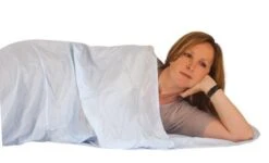 Travelsafe Cotton Inlet Mummy Slaapzak - Wit -Campingwinkel 1200x728 2