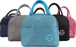 Koeltas - Lunchtas - Volwassenen En Kinderen - Compact & Handig: Zomer - Picknick -School - Lunch - Werk - Klassiek Zwart -Campingwinkel 1200x741 1