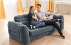 Intex Luxe Bankstel / Opblaasbare Slaapbank - 2-persoons - 203x224x66 Cm -Campingwinkel 1200x767