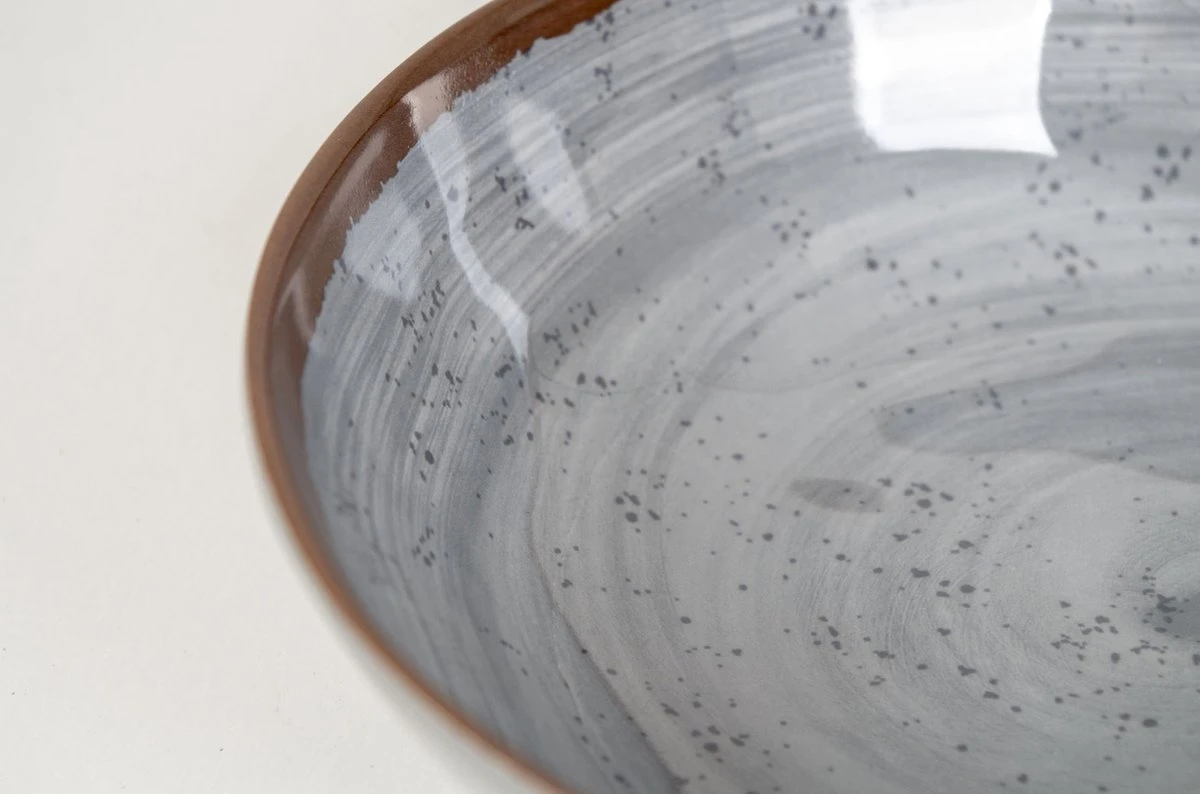 Bo-Camp Servies - Halo - 12-delig - Grijs 2 Bo-Camp Servies - Halo - 12-delig - Grijs - Afbeelding 2