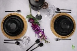 Bo-Camp Industrial - Servies - Orville - Campingbord - 16-delig - Mat Zwart -Campingwinkel 1200x799 86