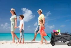 Hoogwaardige Bolderkar Opvouwbaar - Antraciet - Kinderen - Baby - Opslagkar - Bolderwagen - Tuinkar - Bolderkarren -Campingwinkel 1200x800 223