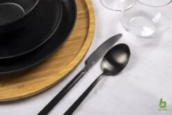 Bo-Camp Industrial - Servies - Orville - Campingbord - 16-delig - Mat Zwart -Campingwinkel 1200x800 225