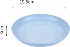 Merkloos Green-goose® Bio-based Borden | Set Van 4 | 19.5x3 Cm | Duurzame, Vaatwasserbestendige Borden Voor Camping, Vakantie Of Picknick | Vaatwasserbestendig -Campingwinkel 1200x801 20