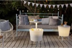Keter Coolbar Partytafel – Lichtgevend - 49,5x49,5x57cm - Wit -Campingwinkel 1200x806 4