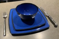 Camping Servies - 12 Delig – 100% Melamine Servies Set – Campingservies – Melamine Servies - Blue Ocean -Campingwinkel 1200x806 5