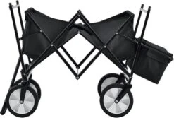 Rijoka Opvouwbare Bolderkar/Bolderwagen | Met Dakje En Draagtas | Zwart -Campingwinkel 1200x811 8